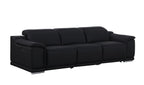 9762 Divanitalia 3-Piece Modular Power Reclining Sofa with 3 Power Recliners in Top Grain Italian Leather