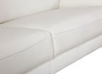 727 Divanitalia Sofa with Adjustable Headrest in Top-grain Italian Leather - White - SKU 727-S-WHITE - view 10