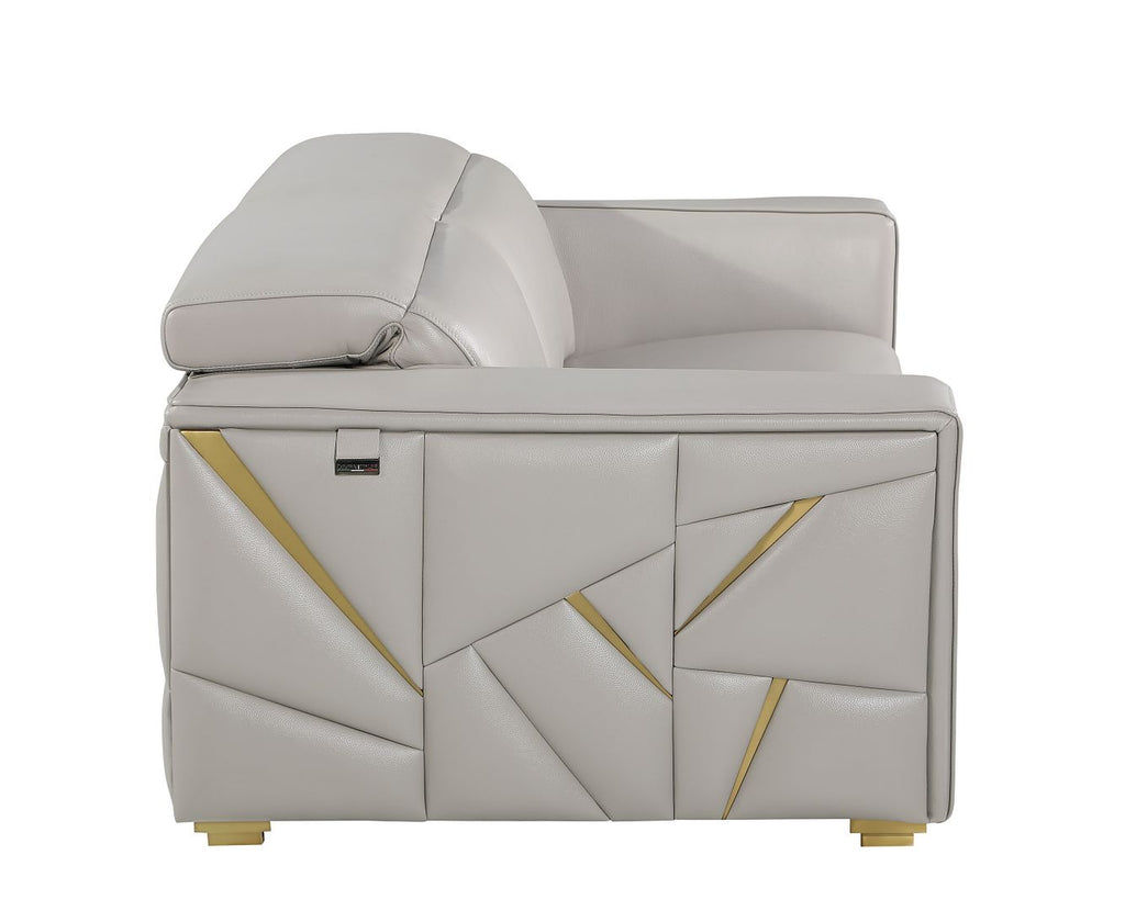 1120 Divanitalia Loveseat with Adjustable Headrest in Top-grain Italian Leather