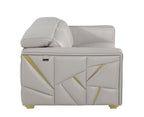 1120 Divanitalia Loveseat with Adjustable Headrest in Top-grain Italian Leather