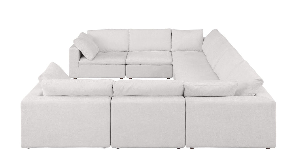 1100 Divanitalia 8-Piece U-Shaped Sectional Sofa in Top-grain Italian Leather
