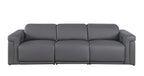 1126 Divanitalia 3-Piece Modular Power Reclining Sofa in Top Grain Italian Leather with 2 Power Recliners & Power Headrests