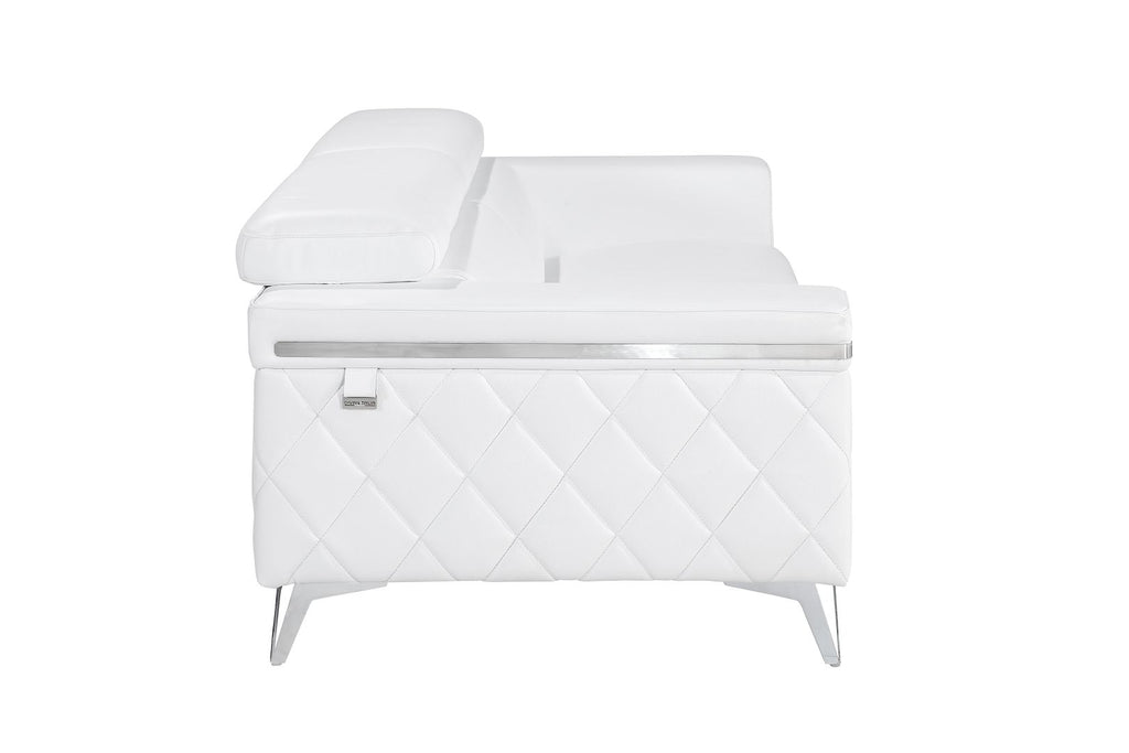1140 Divanitalia Sofa with Adjustable Headrest in Top-grain Italian Leather