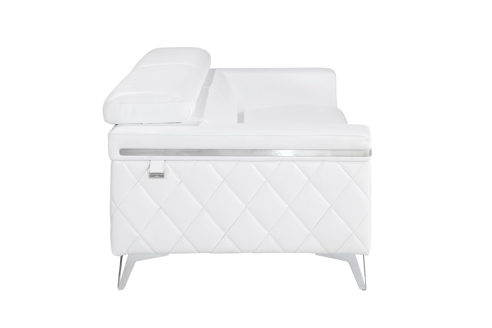 1140 Divanitalia Sofa with Adjustable Headrest in Top-grain Italian Leather