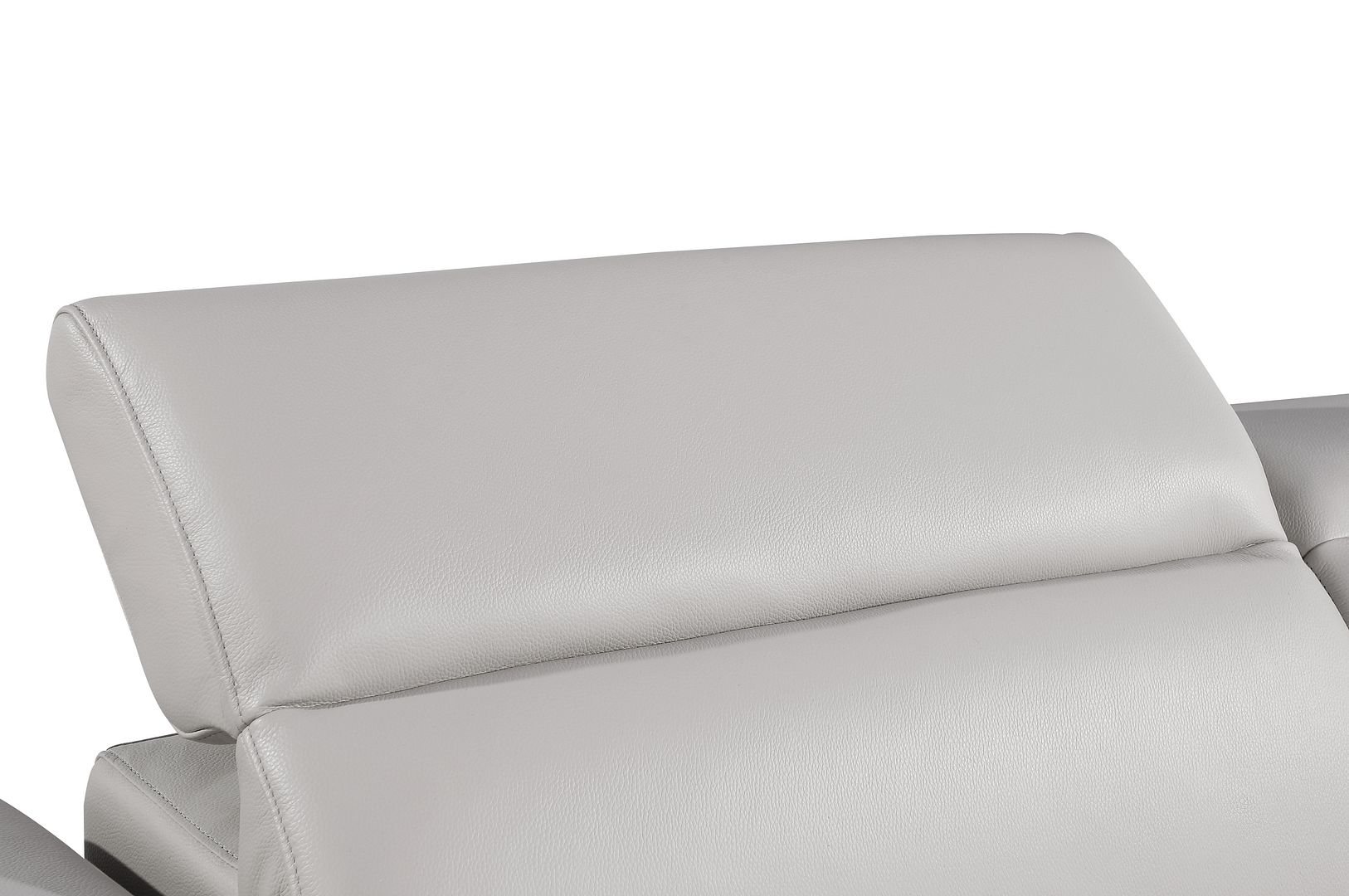 1126 Divanitalia Power Reclining Loveseat in Top Grain Italian Leather with 2 Power Recliners & Power Headrests