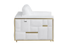 1130 Divanitalia Chair in Top-grain Italian Leather - White - SKU 1130-WHITE-CH - view 5