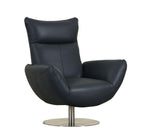 C74 Divanitalia Swivel Chair in Top-grain Italian Leather