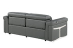 1126 Divanitalia Power Reclining Sofa in Top Grain Italian Leather with 2 Power Recliners & Power Headrests