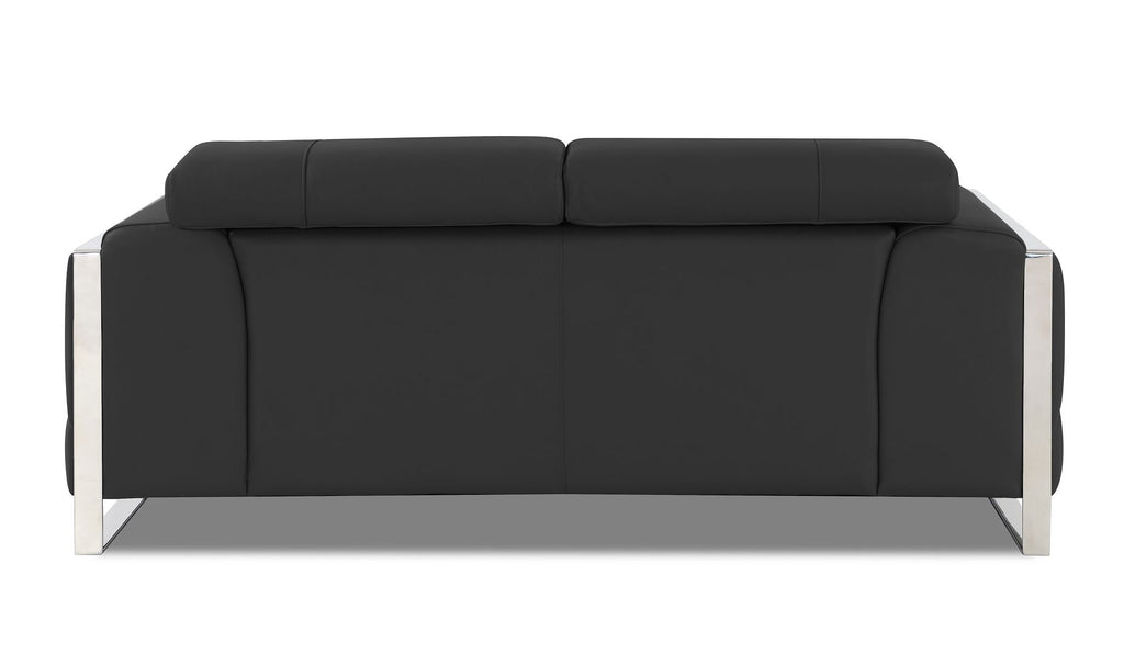 903 Divanitalia Loveseat with Adjustable Headrest in Top-grain Italian Leather