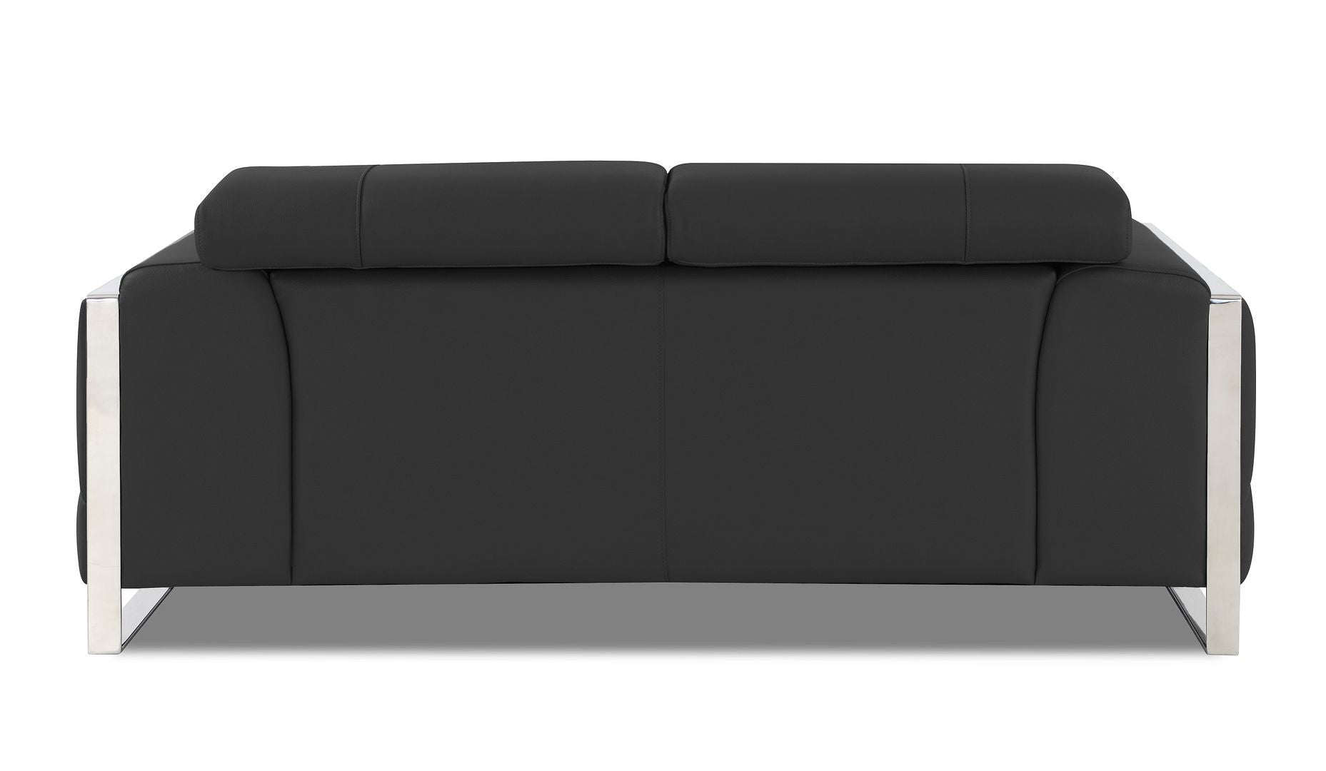 903 Divanitalia Loveseat with Adjustable Headrest in Top-grain Italian Leather