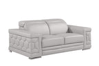 296 Modern Genuine Leather 2-Piece Sofa Set - Light Grey - SKU 296-LT-GREY-2PC - view 7