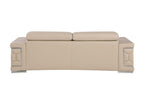 296 Modern Genuine Leather Sofa - Beige - SKU 296-BEIGE-S - view 4