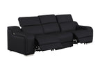 1116 Divanitalia 3-Piece Modular Power Reclining Sofa in Top Grain Italian Leather with 2 Power Recliners & Power Headrests