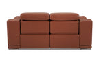 9762 Divanitalia Top Grain Italian Leather Power Reclining Loveseat with Adjustable Headrests - Camel - SKU 9762-PWR-L-CAMEL - view 4