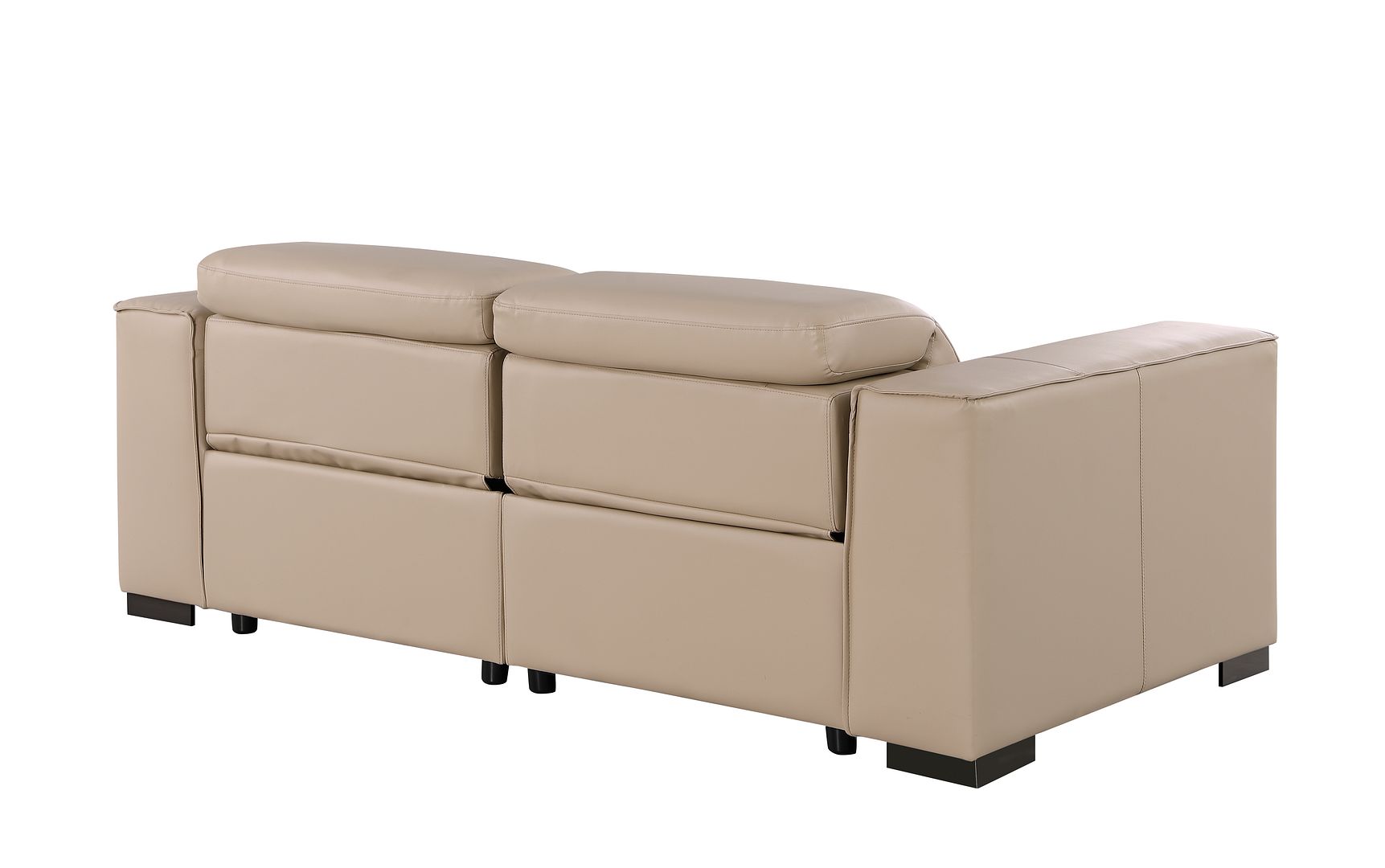 1208 Genuine Leather Dual Power Reclining Loveseat