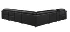 1126 Divanitalia 7-Piece L-Shaped Sectional Sofa in Top Grain Italian Leather with 3 Power Recliners & Power Headrests - Black - SKU 1126-BLACK-SEC-7PC-3PWR-SECTIONAL- GROUP - view 6