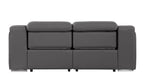 1116 Divanitalia 2-Piece Modular Power Reclining Loveseat in Top Grain Italian Leather with 2 Power Recliners & Power Headrests
