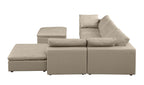 1100 Divanitalia 6-Piece Right Arm Facing 3-Seat Sectional Sofa - Top-grain Italian Leather