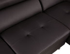 8136 Left Arm Facing Chaise with Adjustable Headrest in Genuine Leather