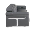 1126 Divanitalia 3-Piece Modular Power Reclining Sofa in Top Grain Italian Leather with 3 Power Recliners & Power Headrests
