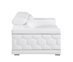 296 Genuine Loveseat - White - SKU 296-WHITE-L - view 5