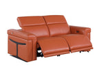 1126 Divanitalia 5-Piece Modular Power Reclining Sofa and Loveseat Set in Top Grain Italian Leather with 4 Power Recliners & Power Headrests - Camel - SKU 1126-CAMEL-5.4-HT-2PC - view 11