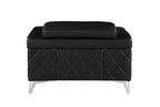 1140 Divanitalia Chair with Adjustable Headrest in Top-grain Italian Leather