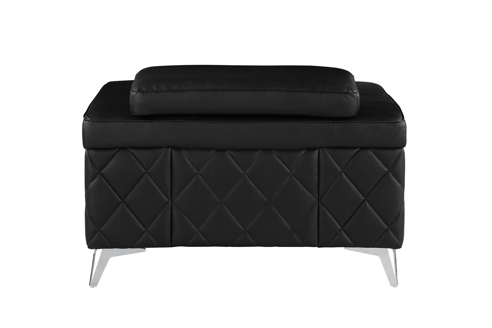 1140 Divanitalia Chair with Adjustable Headrest in Top-grain Italian Leather