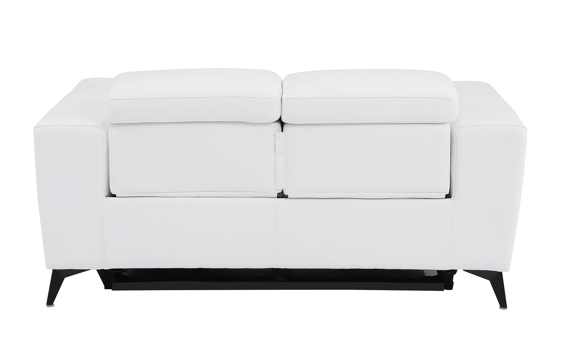 989 Divanitalia Power Reclining Loveseat with Power Headrest in Top-grain Italian Leather