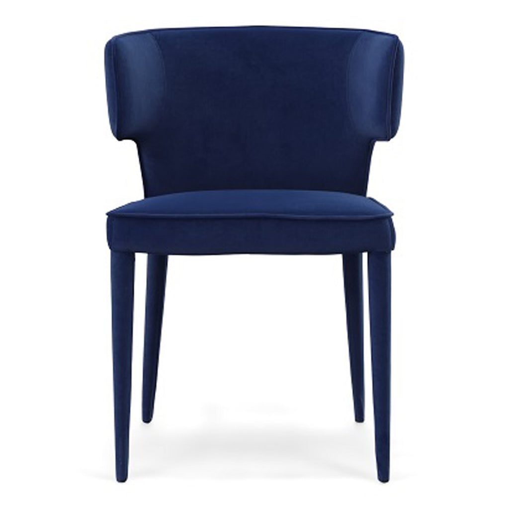 Lucero - Modern Grey Velvet Arm Dining Chair