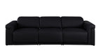 1126 Divanitalia 3-Piece Modular Power Reclining Sofa in Top Grain Italian Leather with 3 Power Recliners & Power Headrests