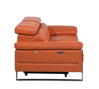 1246 Divanitalia Top Grain Italian Leather Loveseat with Power Headrest - Camel - SKU 1246-CAMEL-2.2-HT - view 8