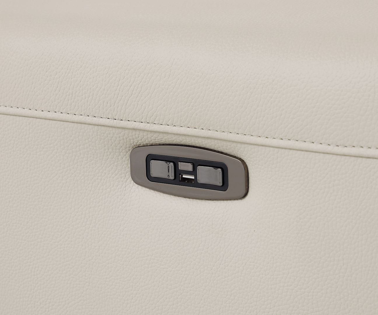 989 Divanitalia Power Reclining Sofa with Power Headrest in Top-grain Italian Leather