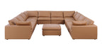 1100 Divanitalia 11-Piece U-Shaped Sectional Sofa in Top-grain Italian Leather