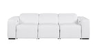 1224 Divanitalia 3-Piece Modular Power Reclining Sofa in Top Grain Italian Leather with 2 Power Recliners & Power Headrests