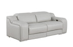 1116 Divanitalia 2-Piece Modular Power Reclining Loveseat in Top Grain Italian Leather with 2 Power Recliners & Power Headrests