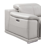 2679 8-Piece U-Shaped Power Reclining Sectional Sofa in Genuine Leather - 4 Recliners