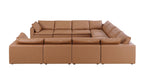 1100 Divanitalia 10-Piece U-Shaped Sectional Sofa in Top-grain Italian Leather