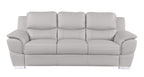 4572 Modern Genuine Leather 3-Piece Sofa Set - Light Grey - SKU 4572 LIGHT GREY 3PC (S/L/C) - GROUP - view 3