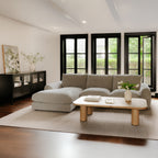 Berga Sectional Right Pebble