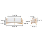 Kuna Outdoor Sofa White