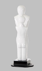 Love - Modern White Polyresin Sculpture
