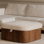 Sonny Ottoman Walnut