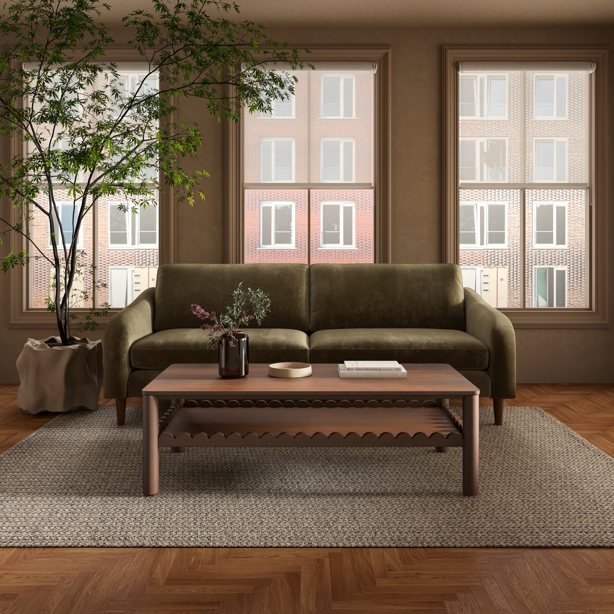 Quinn Sofa Cedar Green