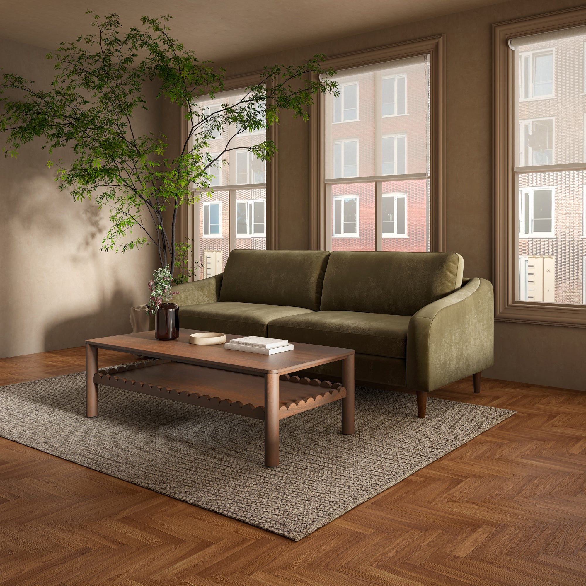 Quinn Sofa Cedar Green