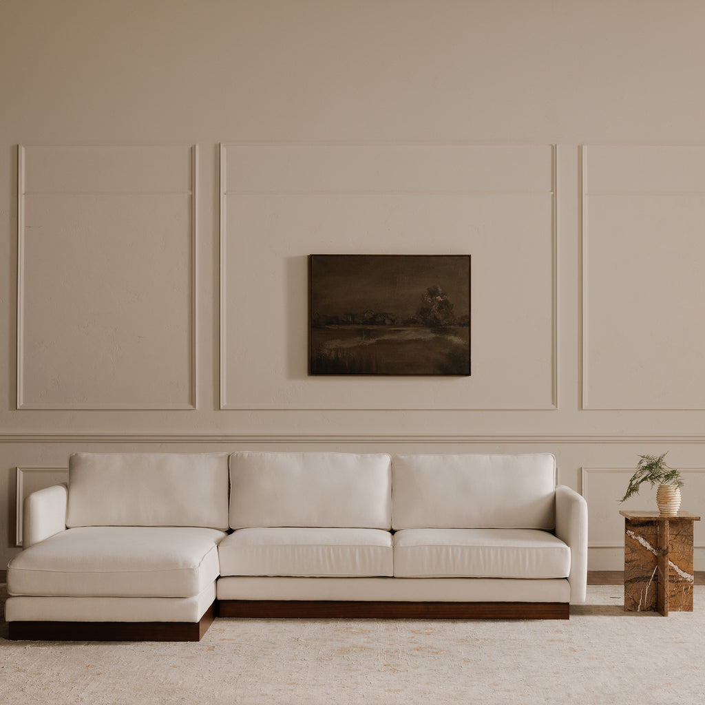 Vernon Right Sectional White