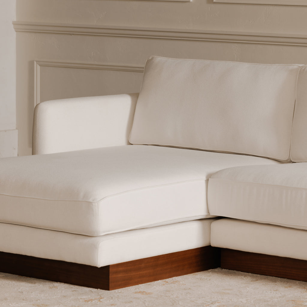 Vernon Right Sectional White