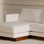 Vernon Right Sectional White