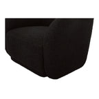 Faye Accent Chair Black Boucle