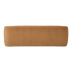 Faye Sofa Tan Faux Mohair
